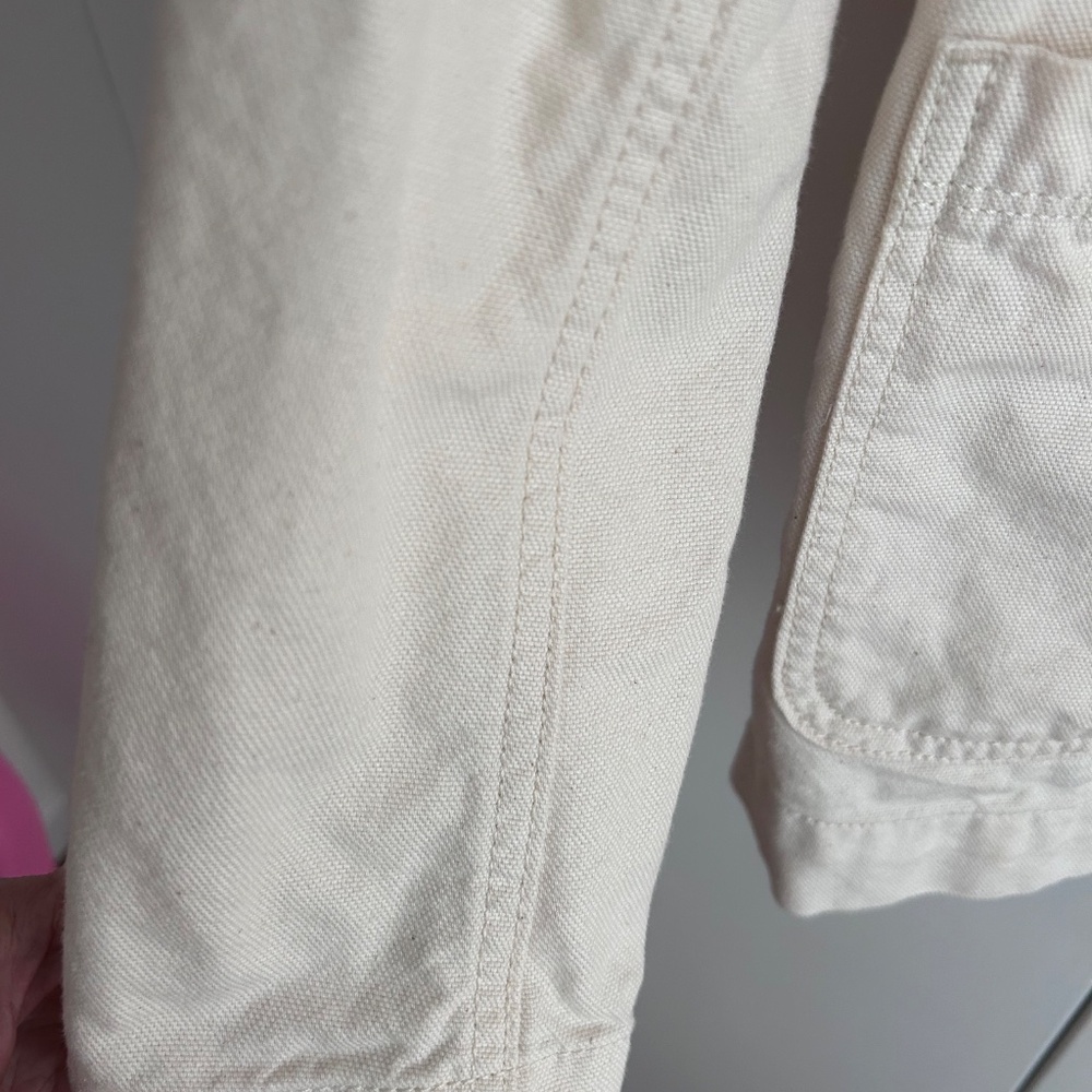 NWOT Everlane Chore Jacket in Bone/Ivory (XS) - Picture 8 of 8